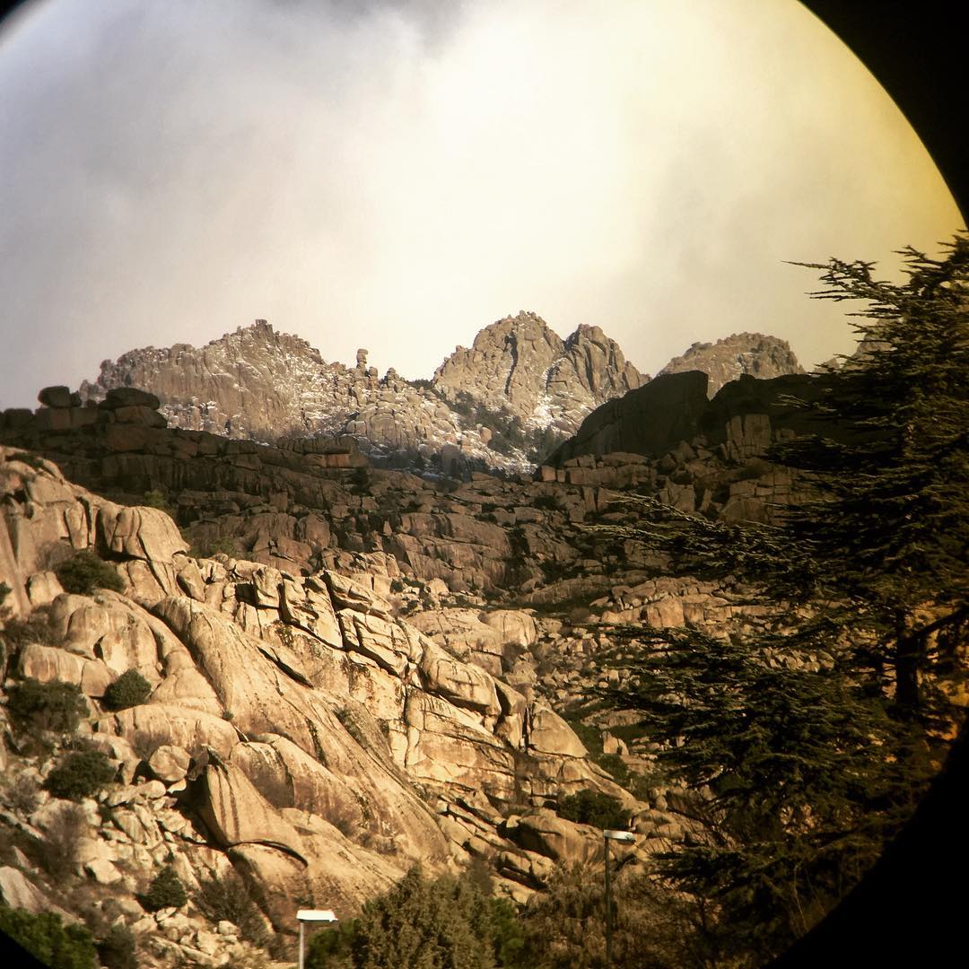 cuando me veáis este viñeteado significará que he conseguido cuadrar la cámara del móvil con los #prismáticos. #binoculando